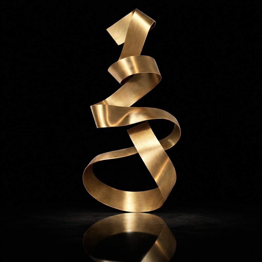 luxury 3d geometric handcrafted natural brass wall sculpture (copy)