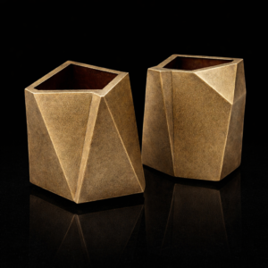 brass sculptural table legs