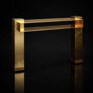 celestial spiral brass console table (copy)