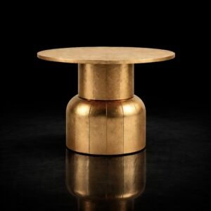 sculptural pedestal coffee table