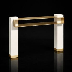 celestial spiral brass console table (copy)