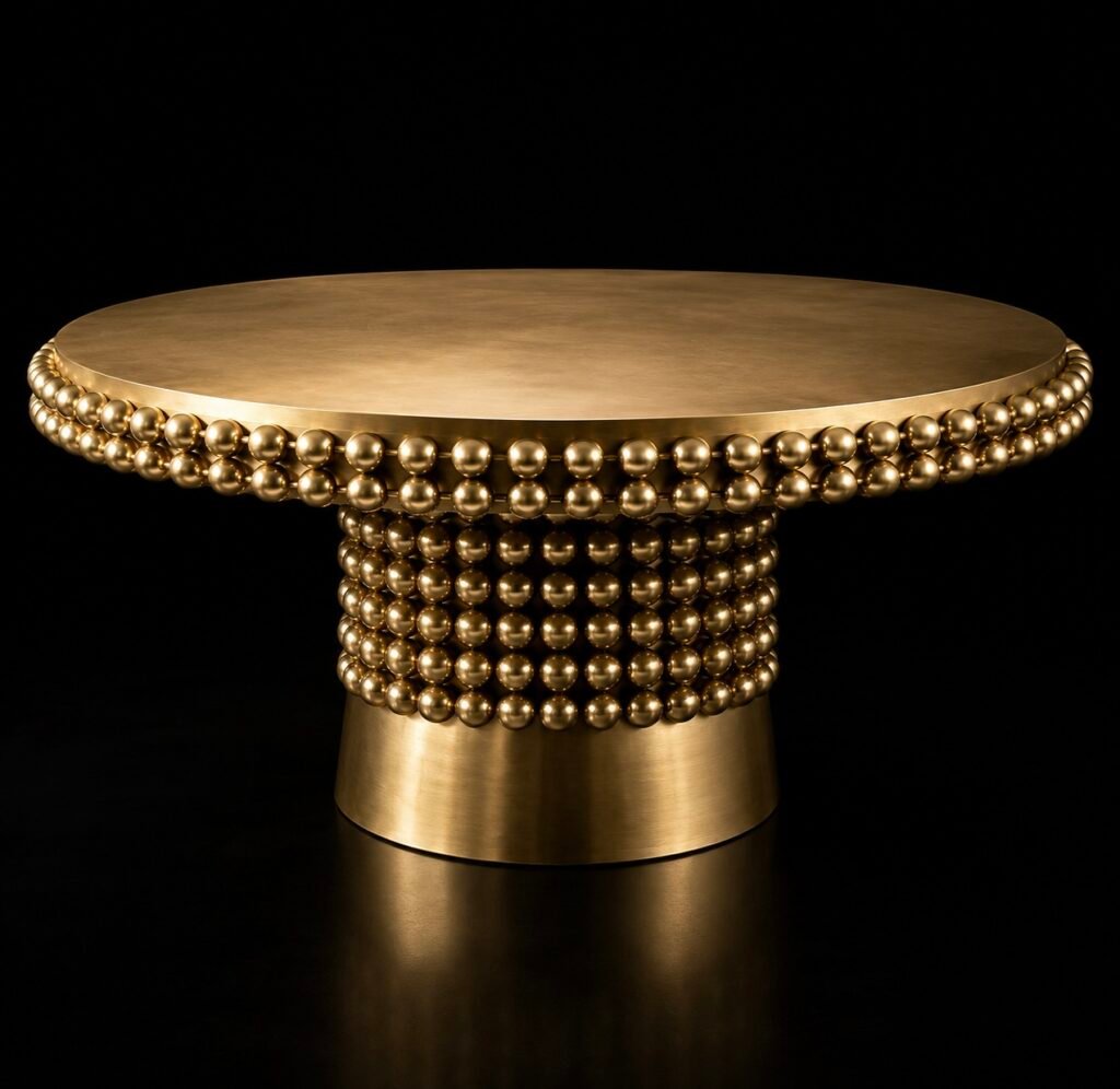 bubbles brass dining table (copy)