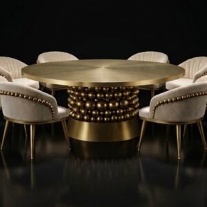 bubbles brass dining table (copy)
